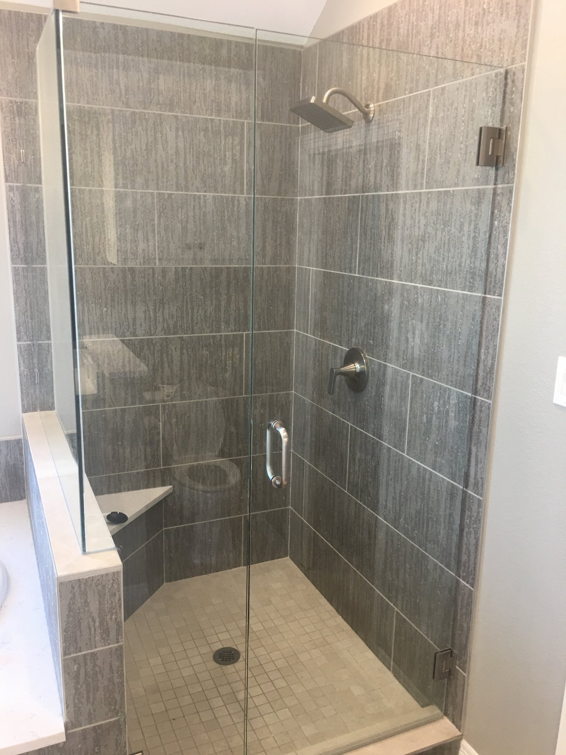Venado Construction bathroom remodel project on Mesa Ct in Hurst, Texas