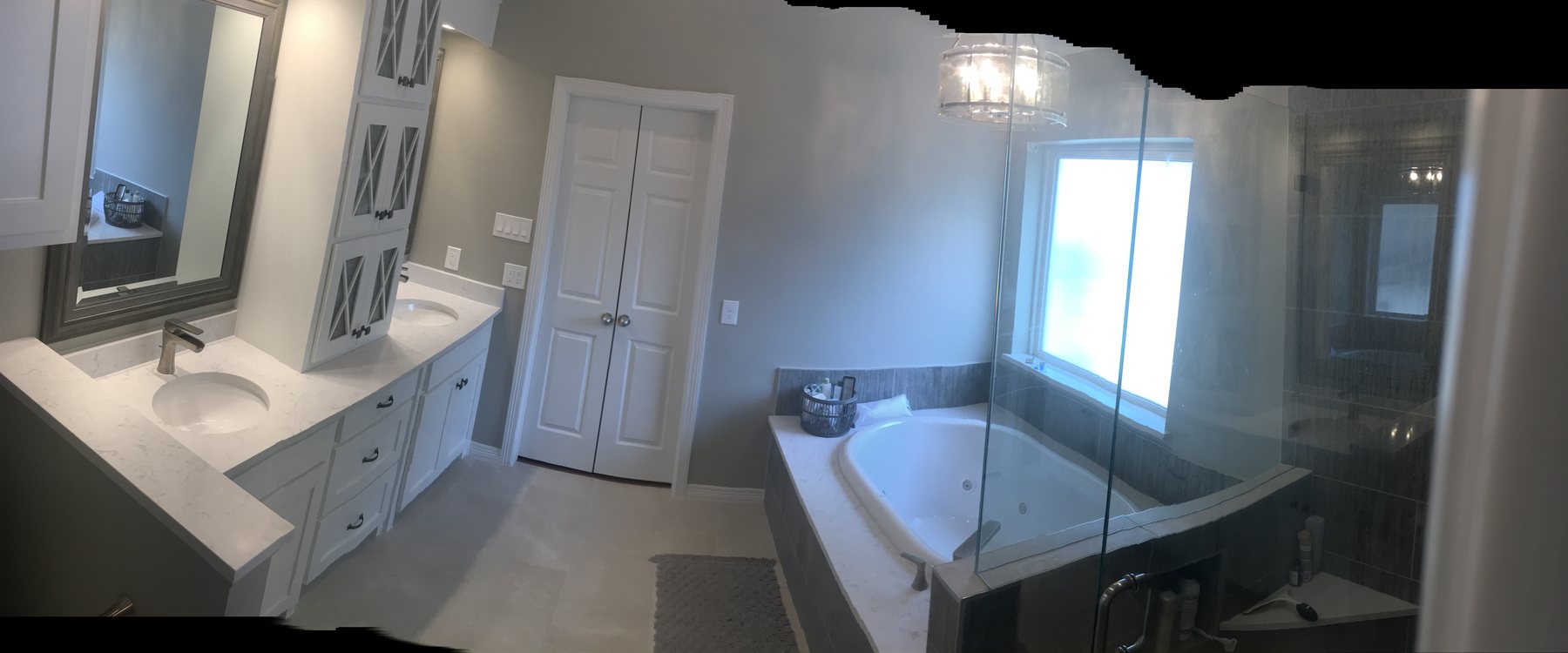 Venado Construction bathroom remodel project on Mesa Ct in Hurst, Texas