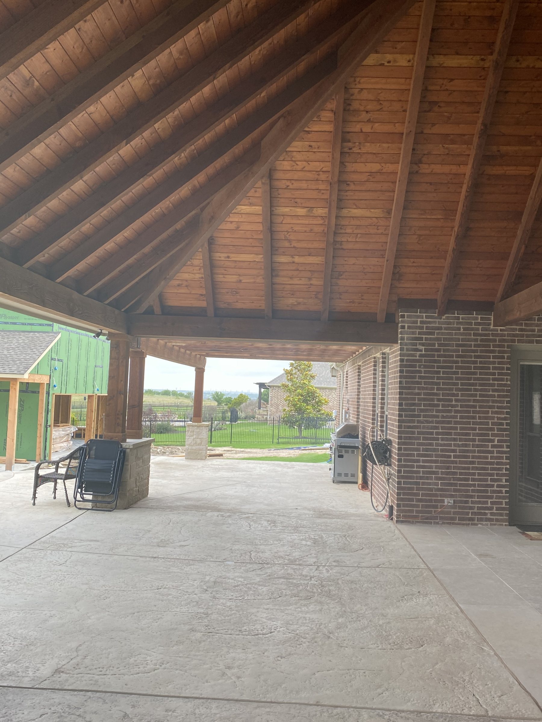 Venado Construction outdoor living space project on Vista Way in Fort Worth, Texas