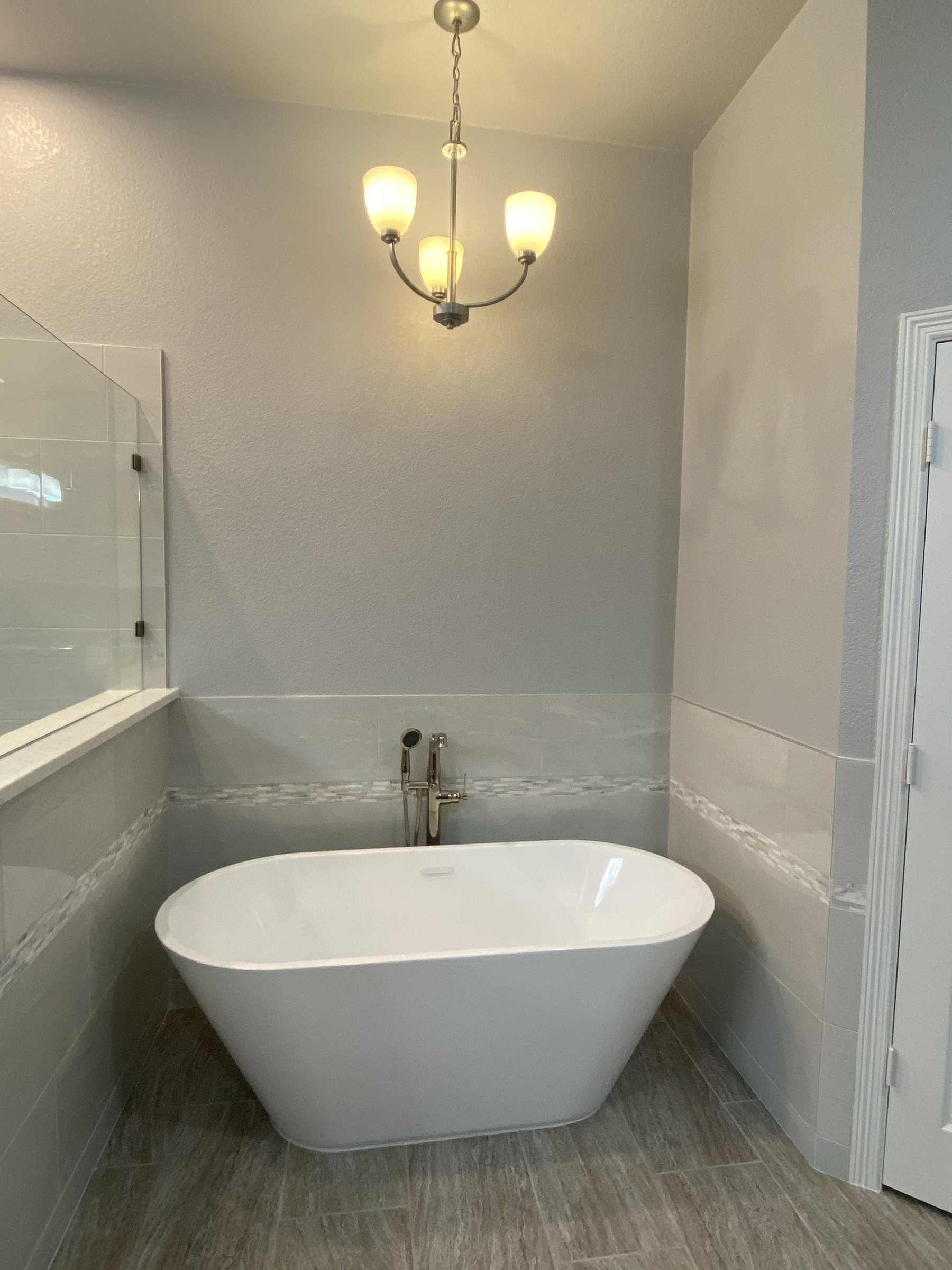 Venado Construction bathroom remodel project on Adonis Ln in Keller, Texas