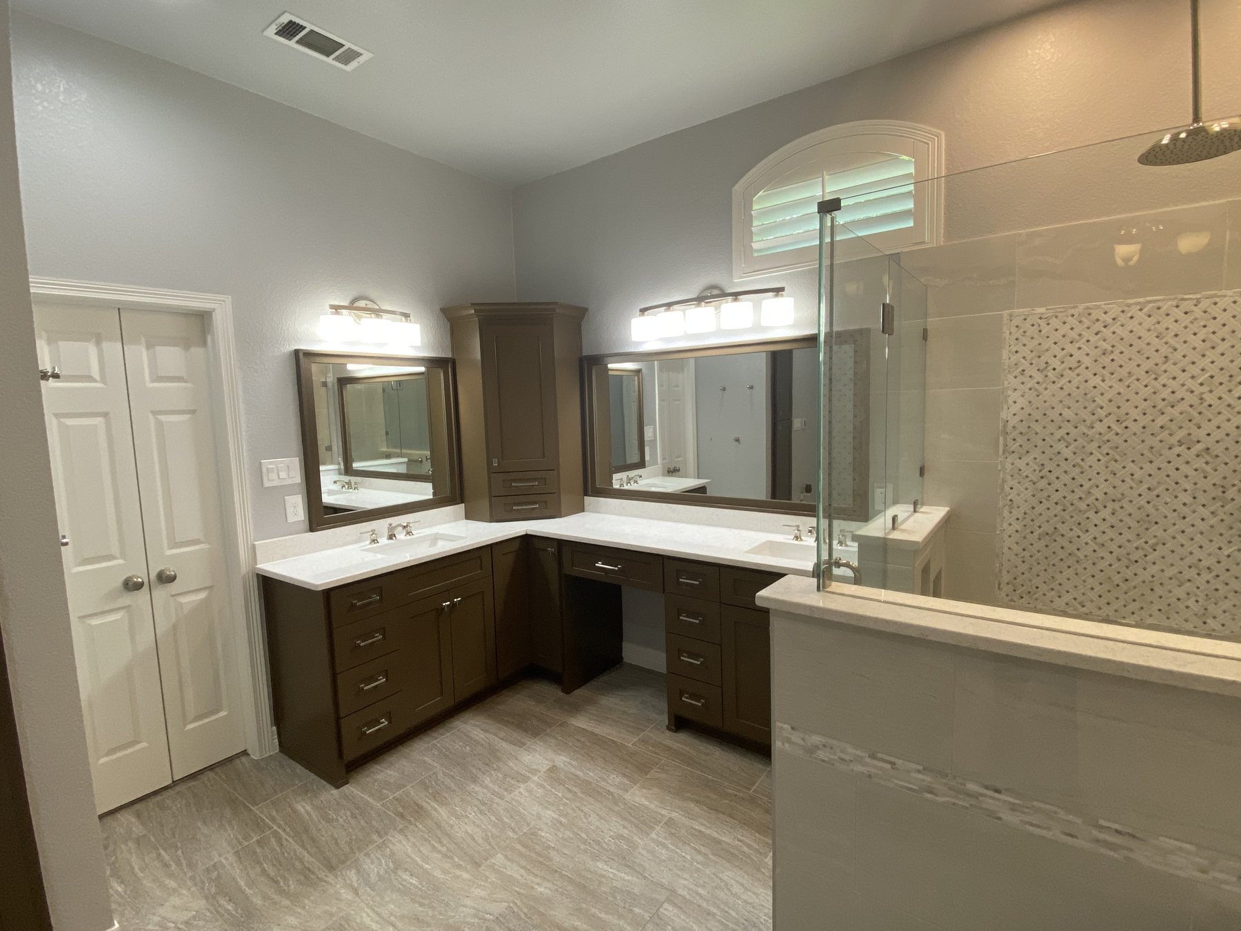 Venado Construction bathroom remodel project on Adonis Ln in Keller, Texas