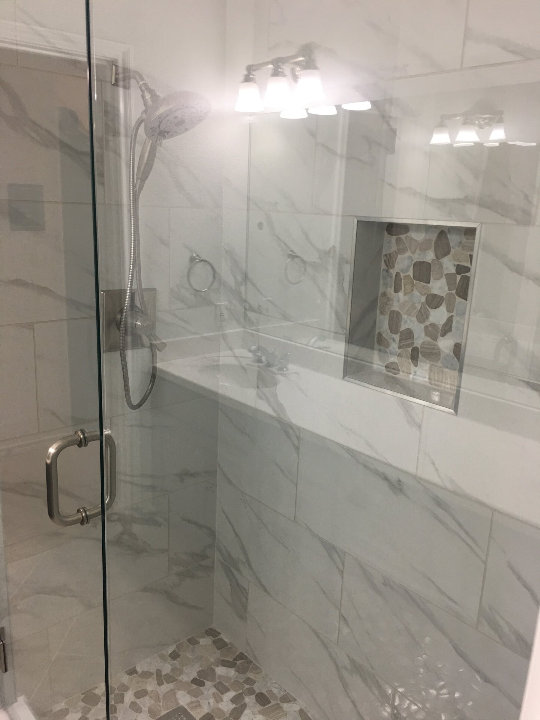 Venado Construction bathroom remodel project on Blueberry in Grapevine, Texas