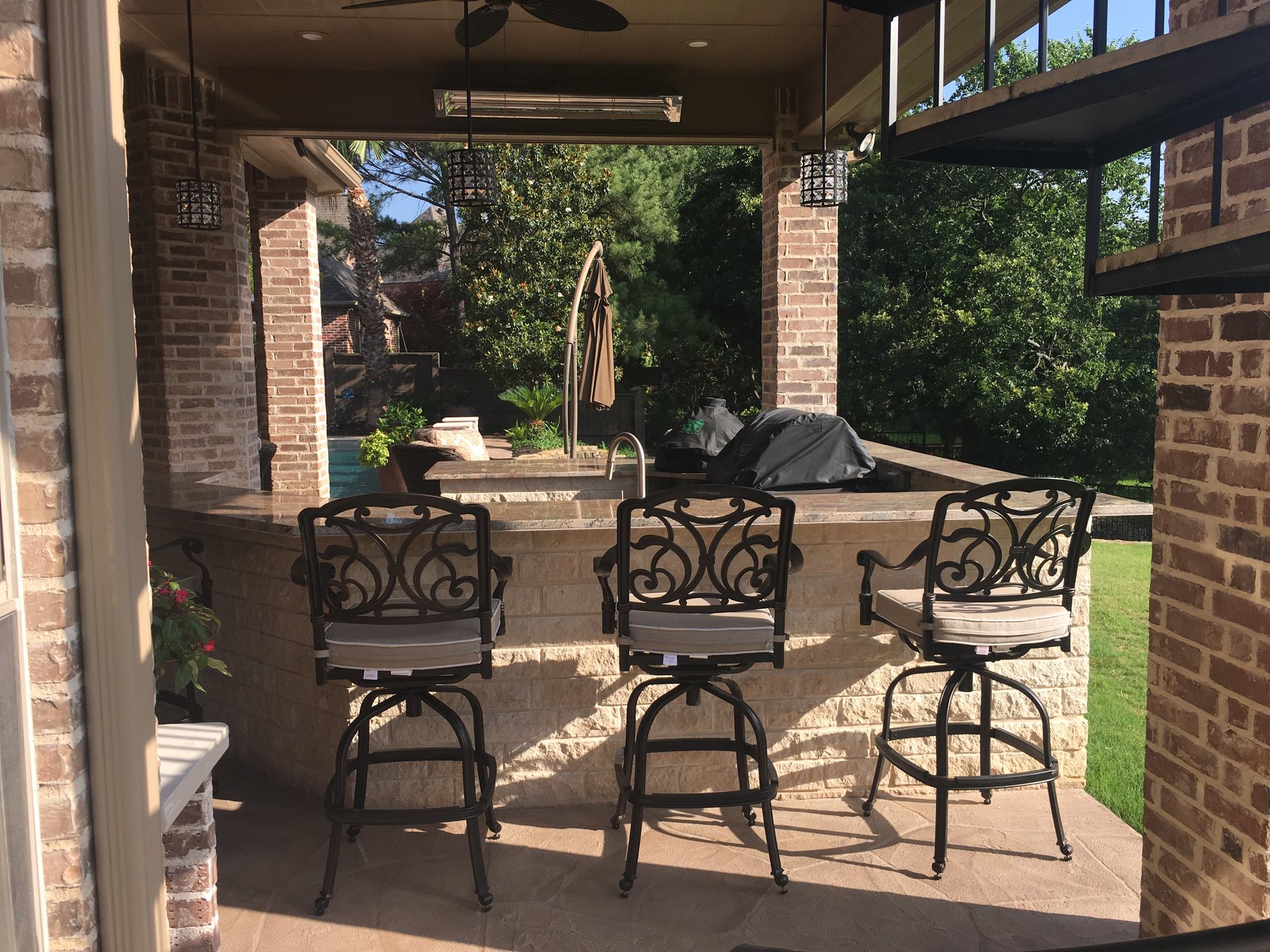 Venado Construction outdoor living space project on Eagle Bend in Southlake, Texas