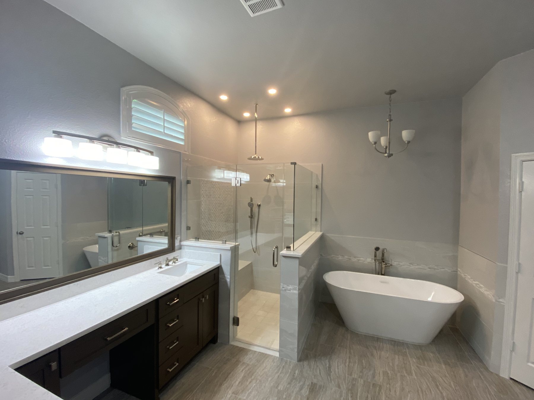 Venado Construction bathroom remodel project on Adonis Ln in Keller, Texas