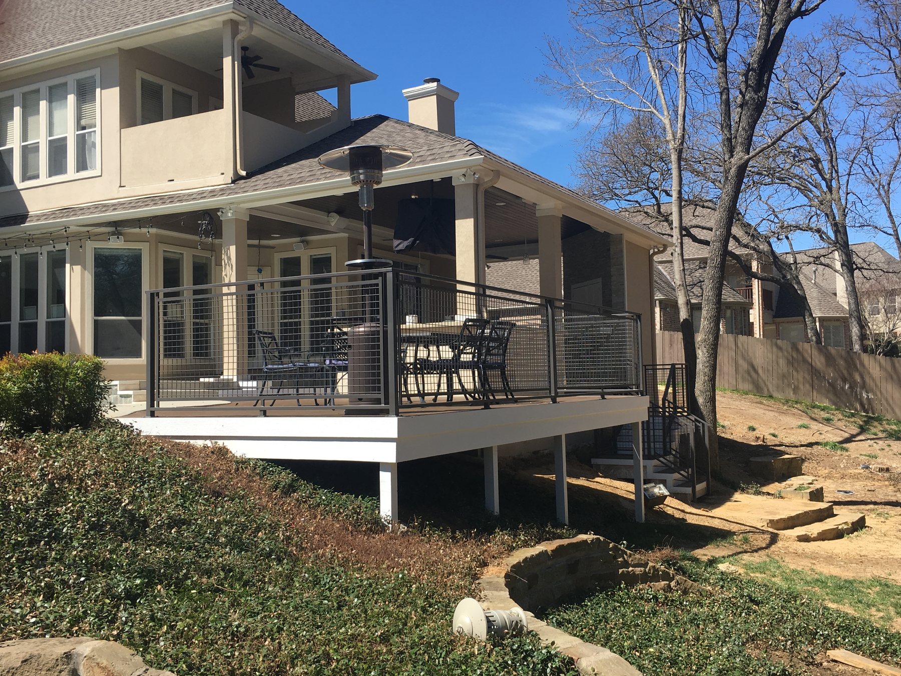 Venado Construction outdoor living space project on Parkview Dr in Southlake, Texas