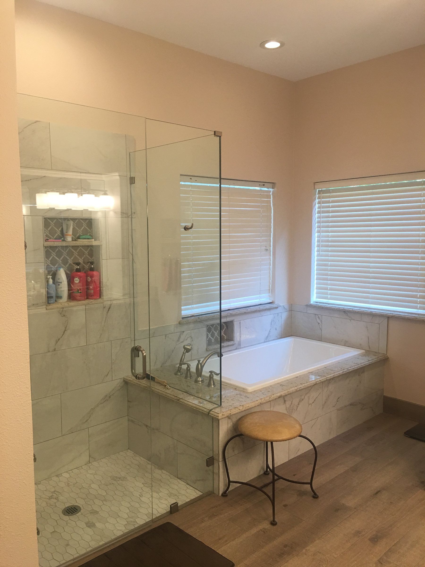 Venado Construction bathroom remodel project on Kent Ct in Southlake, Texas