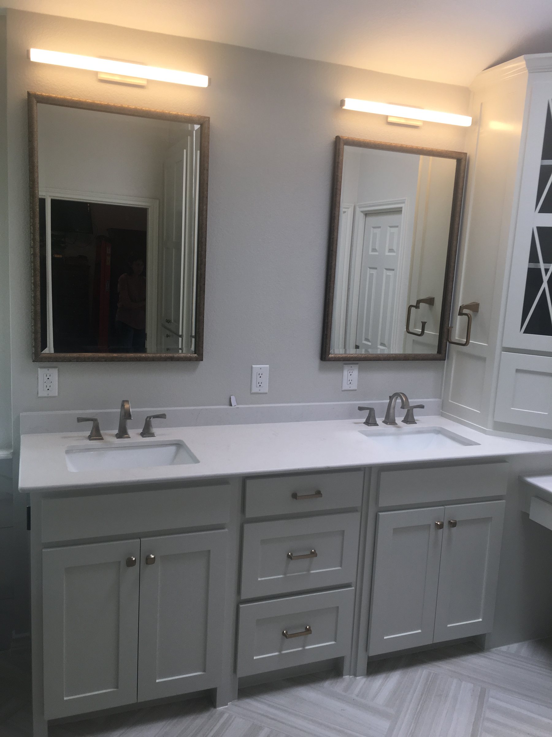 Venado Construction bathroom remodel project on Blueberry in Grapevine, Texas