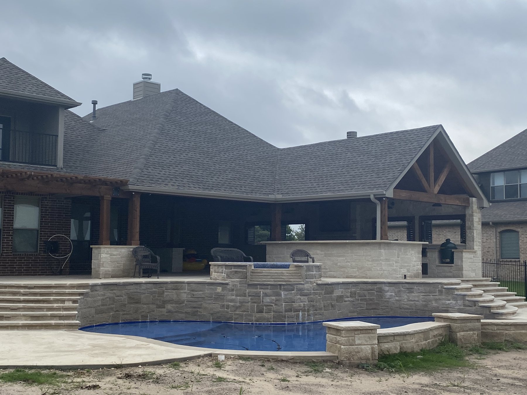 Venado Construction outdoor living space project on Vista Way in Fort Worth, Texas