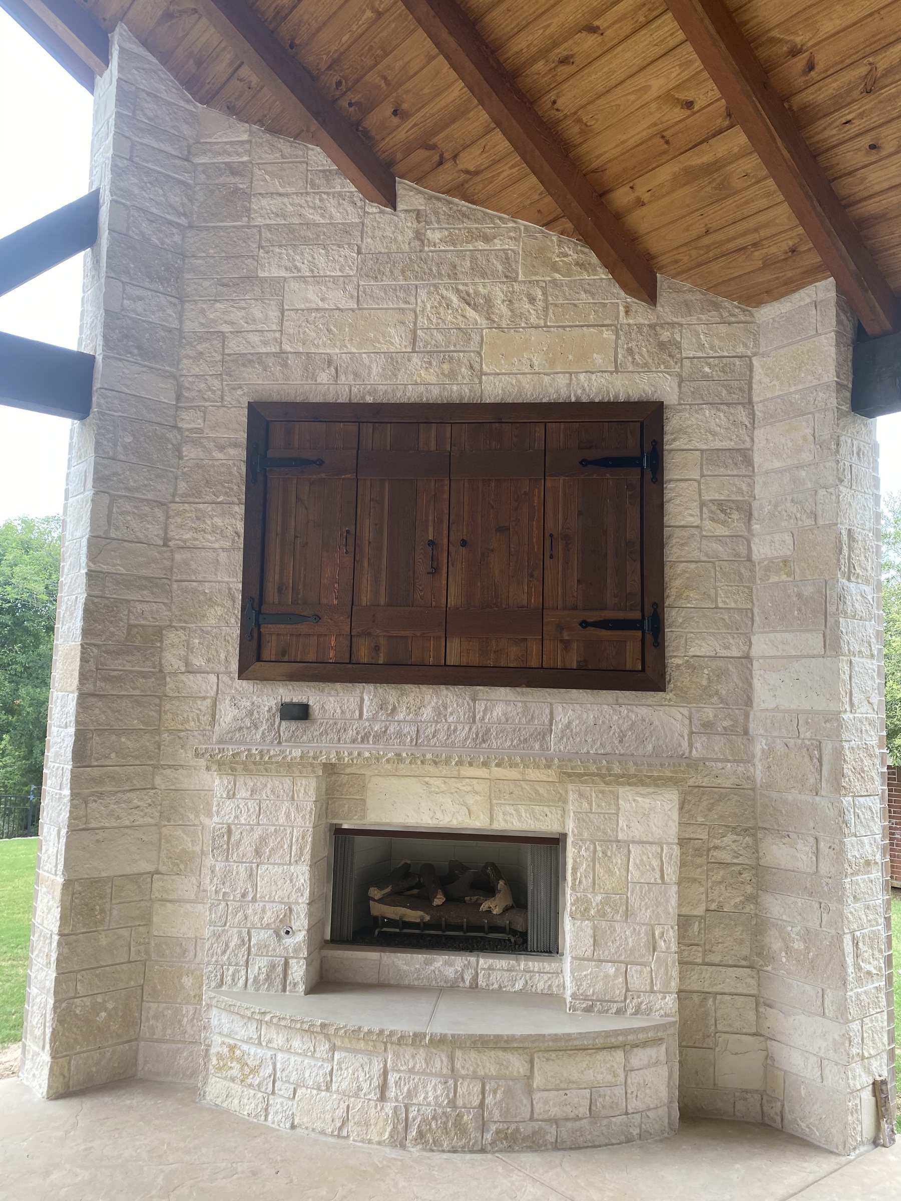 Venado Construction outdoor living space project on Orion Ct in Flower Mound, Texas