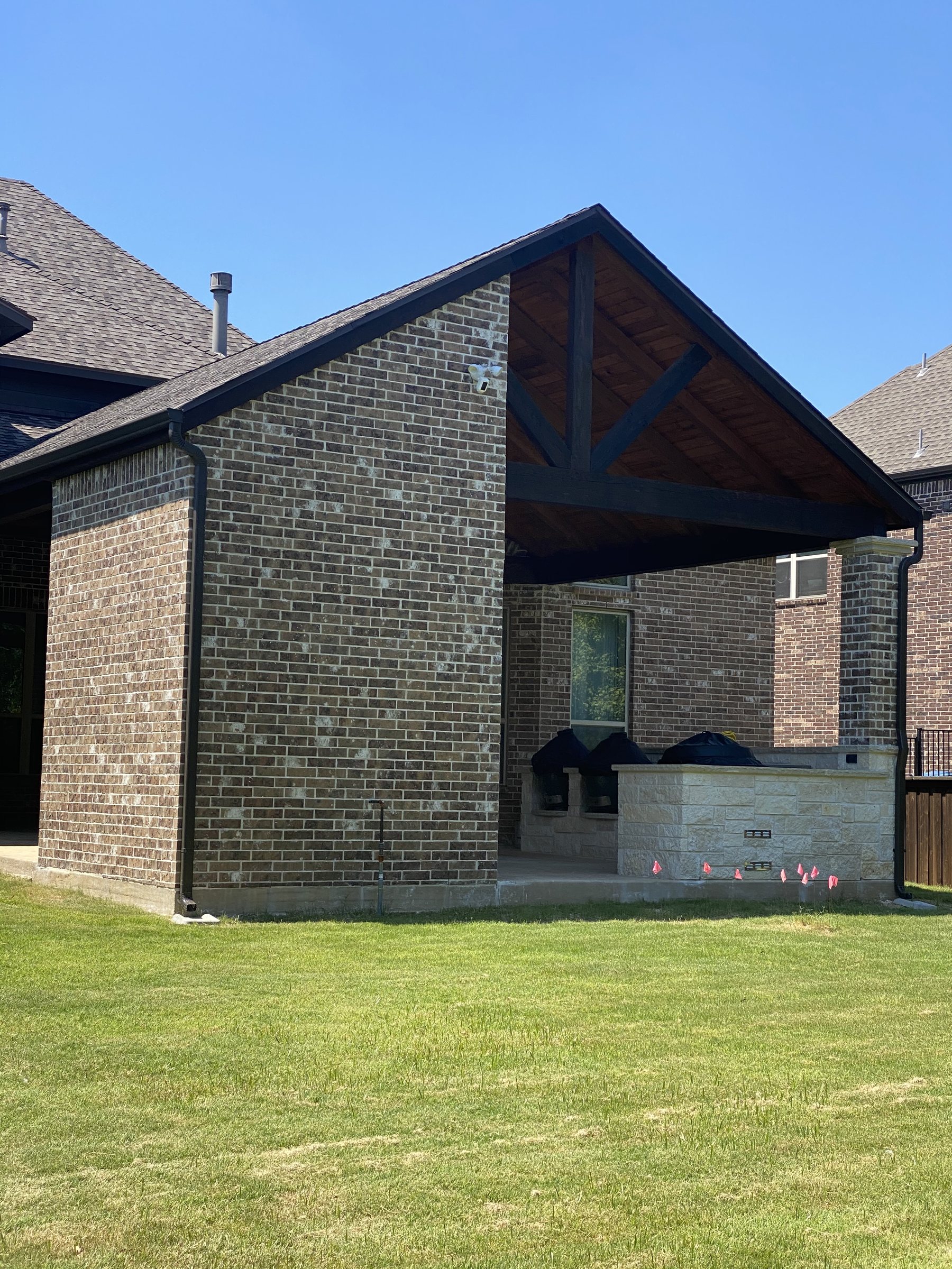 Venado Construction outdoor living space project on Orion Ct in Flower Mound, Texas